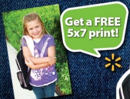 Free 5"×7" Photo Print at Walmart